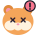 Dizzy hamster with a red mark