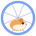 Hamster running in its wheel